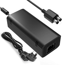 Xbox 360 Slim Power Supply Ac Adapter Power Supply Brick Charger Cord Cable UK
