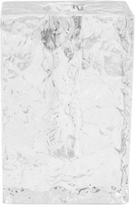 Crystal Glass Vase Ice Texture