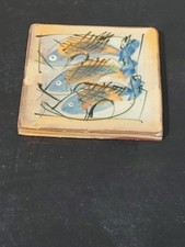 Hand painted fish design - design, tiles