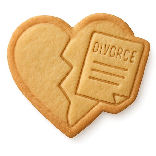 Heart with divorce - heart,
