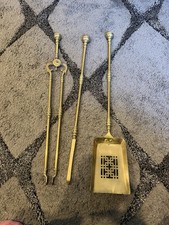 Brass companion set antique - brass,