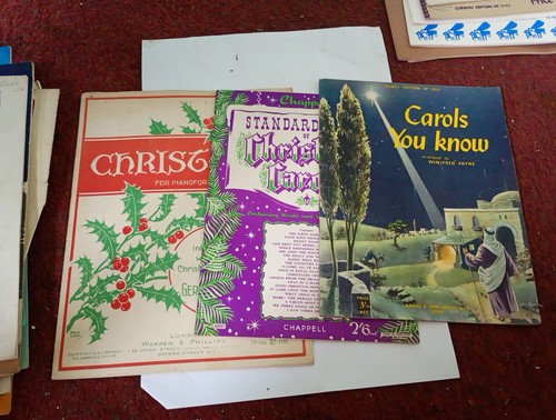 Christmas music scores - 3,