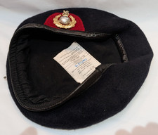 British Royal Marine Officer's  RM recruit and cadet Blue Beret Size 57