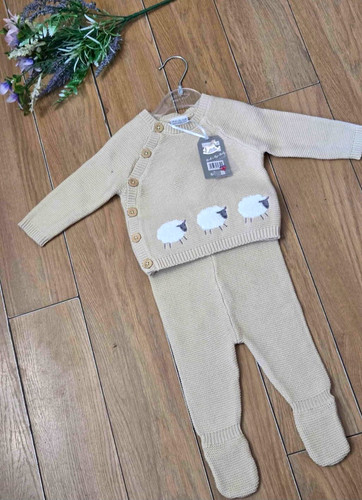 Rock bye 2pc beige cotton - bye,