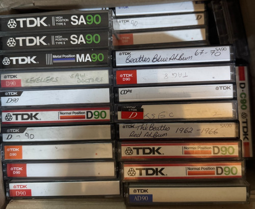 Large bundle 100 used - large, tdk