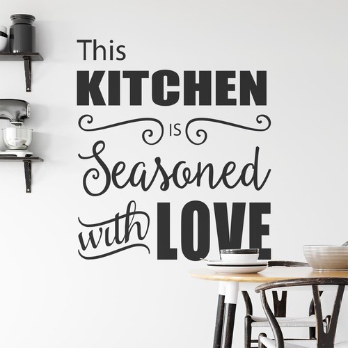 This kitchen seasoned with - kitchen,