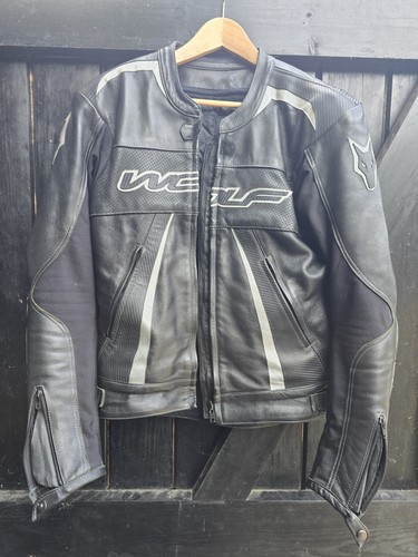 Wolf leather leathers - leather, jacket