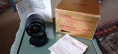 Sigma 70mm 5 - 24-70mm, f3.5-5.6