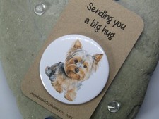 Yorkie Pocket Mirror with