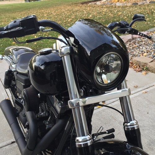 Front headlight fairing - front, mask