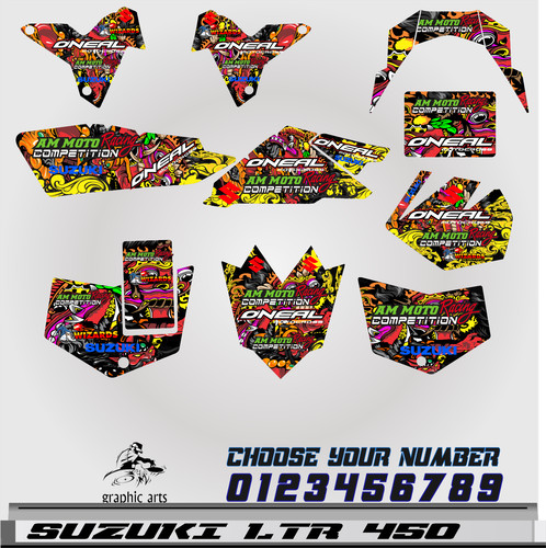 Suzuki ltr450 450r - 450r, graphics
