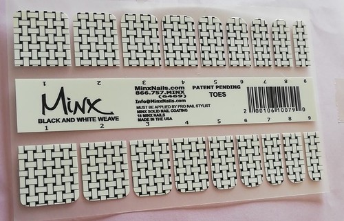 Black white weave minx - &,