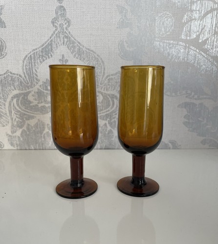 Vintage mid century amber - vintage,