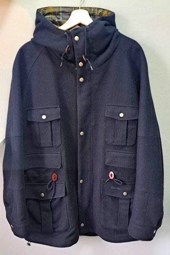 Barbour centaur navy hooded - navy,