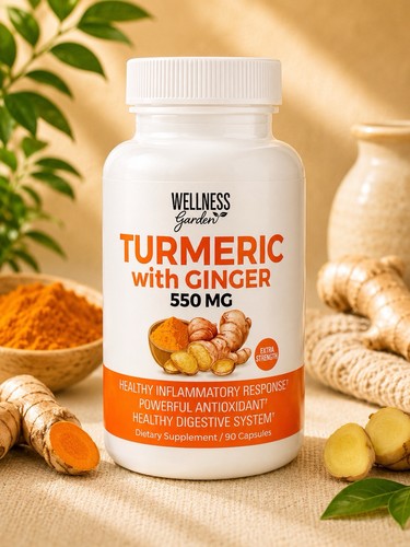 Wellness garden turmeric with - turmeric,