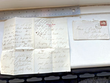 Victorian masonic letter - masonic, &