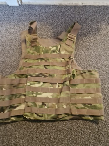 Army tactical light molle vest - army,