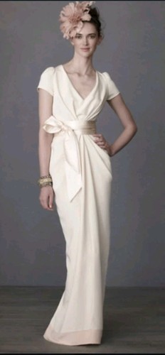 Bhldn crepe chine - crepe, column