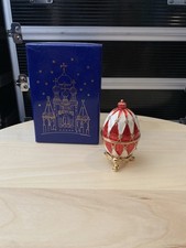 Atlas Faberge Editions Decorative Egg Trinket Box Storage Pretty Rocco Red Mix