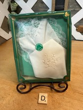 2 Irish Linen Handkerchiefs In