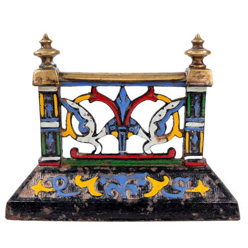 Victorian cast door stop boot - stop,