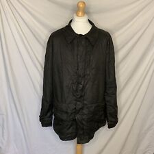 Burberry Jacket Waxed Coat Vintage Nova Check Poly Filled 100% Genuine XL