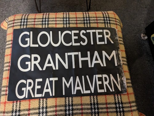 Bus poster gloucester grantham - bus,