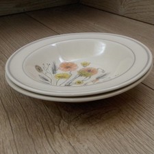 J&G Meakin Trend Hedgerow Small Wide Rim Bowls Set of 2 6.25 Inch 16cm Vintage