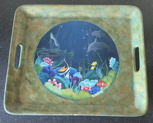 Large ceramic tray - large, with
