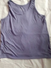 Ladies Mauve Slouchy Vest top
