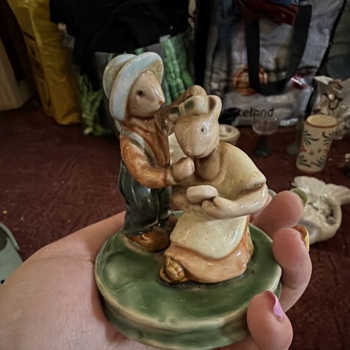 Ceramic mouse figurine - ceramic,