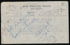 Original Railway Paperwork