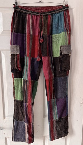 Cotton patchwork hippie cargo - cotton,