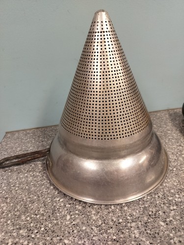 Aluminum food mill ricer cone - food,