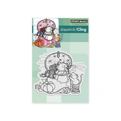 Penny black cling rubber - black,