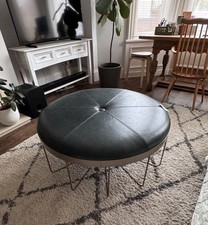 DURESTA ex display leather footstool / coffee table RRP £1499