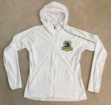 Adidas B.A.A. Boston Marathon White Lightweight Hooded Jacket Women’s (Size M)