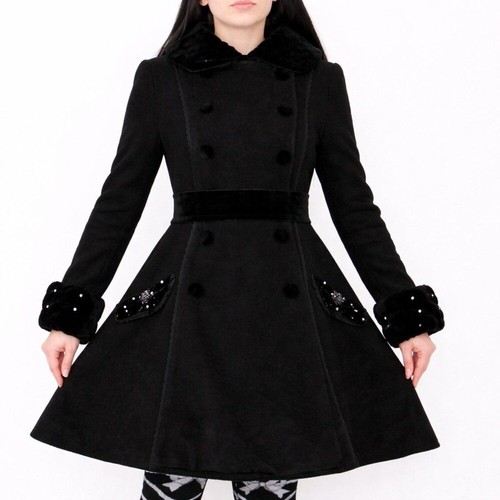 Kidsyoyo black wool - wool, lolita