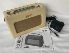 Roberts Radio Revival RD-50 with Pauseplus, Moulting Coating Removed, Working.
