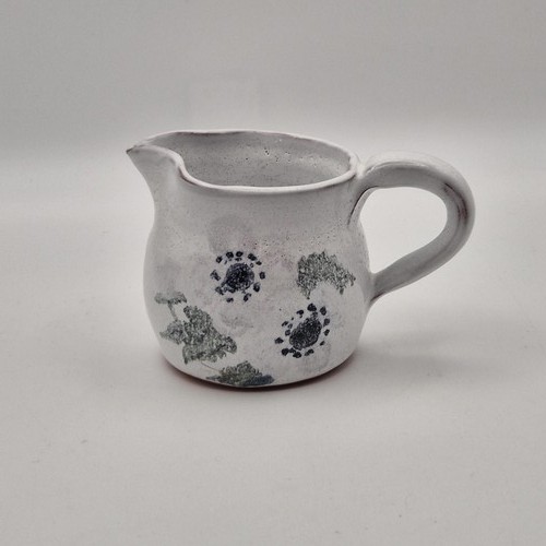 Studio pottery jug with - with, floral