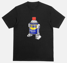 R2D2 DW40 Can Joke Star Wars Tshirt -
