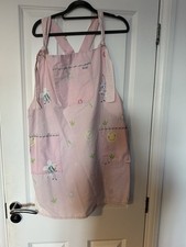 Hand Made Whimsical Baby Pink Size 16 Dungaree/ Pinafore Style Dress 