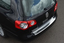 For Volkswagen Passat Estate B6 (2005-10) - Chrome Rear Bumper Protector Guard