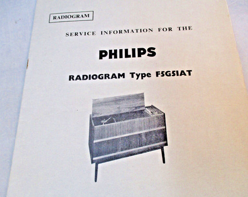 Philips radiogram type f5g5iat - radiogram,
