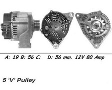 WAI Alternator for Peugeot 106