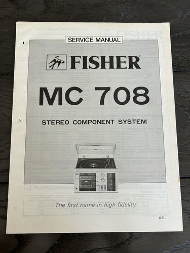 Fisher 708 stereo system - mc-708,
