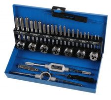 HILKA TAP AND DIE SET 32PC WRENCH METRIC CUTS M3-M12 BOLTS ENGINEERS 48403202