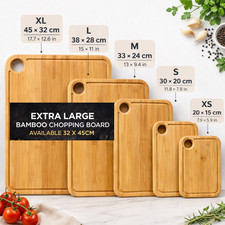Large Bamboo Wooden Chopping