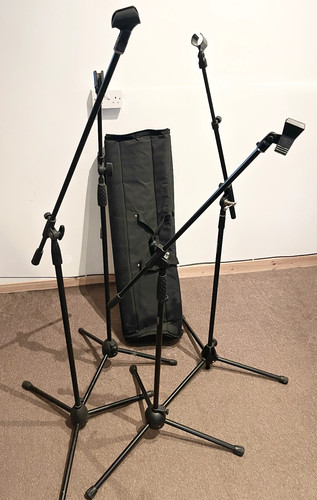 Mic stand case holds - stand, 6