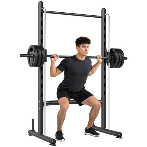 Homcom adjustable squat rack - squat,